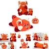 Disney Red Panda Plush Toy With Transforming Feature