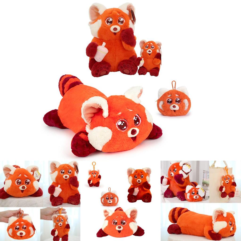 Disney Red Panda Plush Toy With Transforming Feature