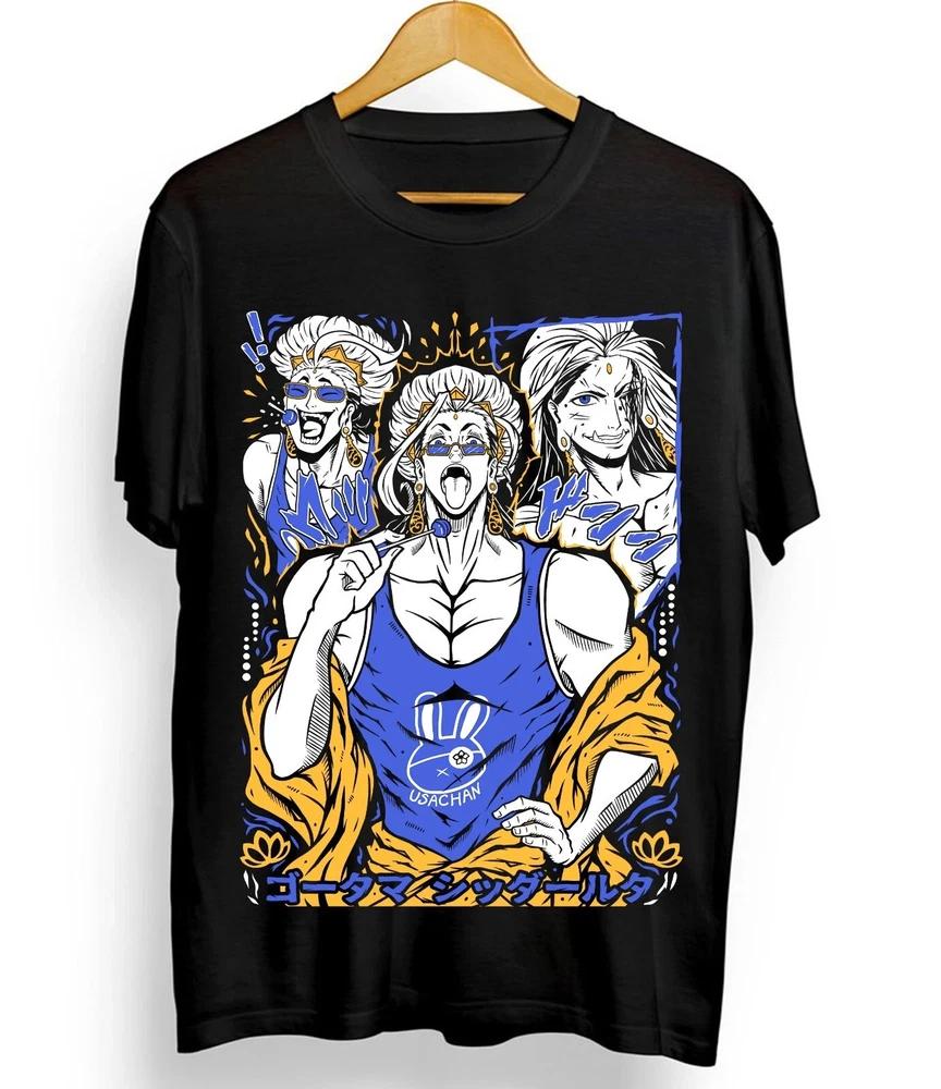 Anime Buda Record Of Ragnarok Buddha Black T Shirt Size S 4XL S