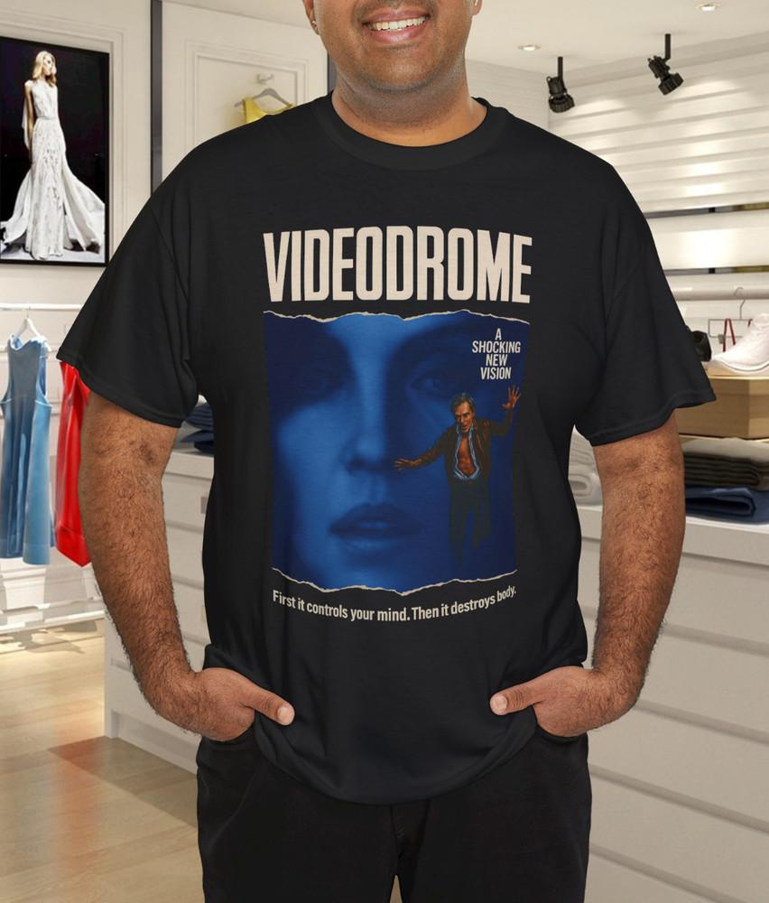

Videodrome 1983 Sci-Fi Horror Movie T-Shirt, 80s Horror Shirt M