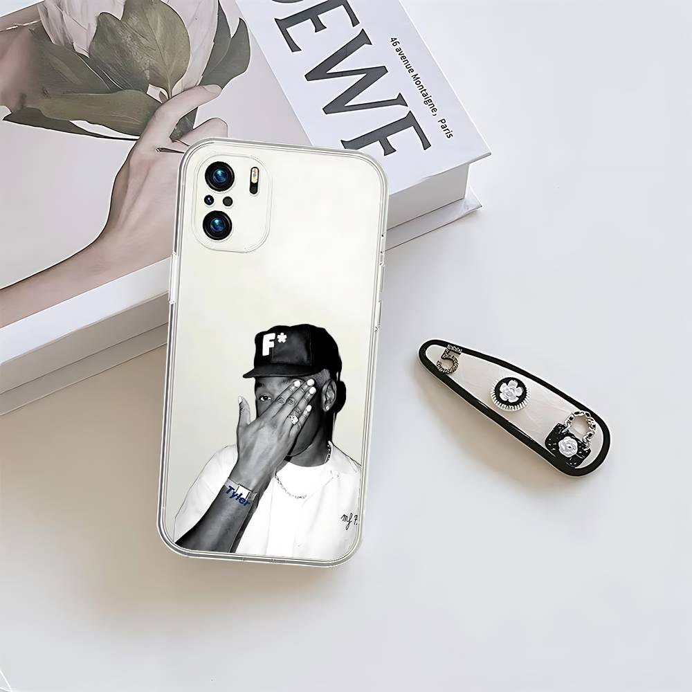 

Прозрачный устойчивый к царапинам чехол HD Clear с изображением рэпера Tyler Creator для Xiaomi 12S Ultra, 11 и Redmi Note 11, 10T, 9, 8Pro, 9A, 8T, 5G RedmiNote10 5G