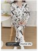Women's Plus Size Cute Sweet Princess Pajamas - Long-Sleeved Trousers for Spring & Autumn 2024