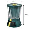 Rotating Divided Rice Dispenser with Moisture & Pest Protection
