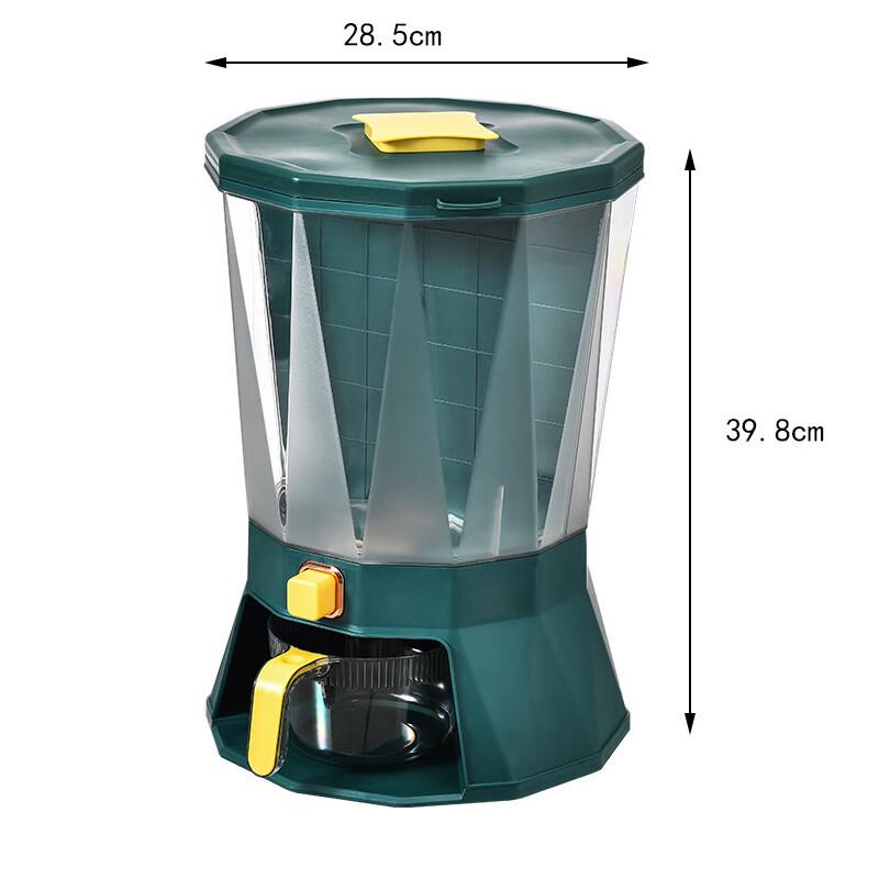 Rotating Divided Rice Dispenser with Moisture & Pest Protection