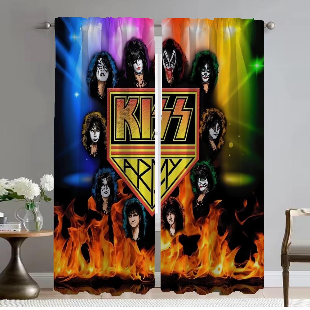 

Rock-kiss кухонные шторы 2 шт. украшение на Хэллоуин противомоскитные шторы для гостиной тюль для спальни камера W50xH70cmx2pcs-CL