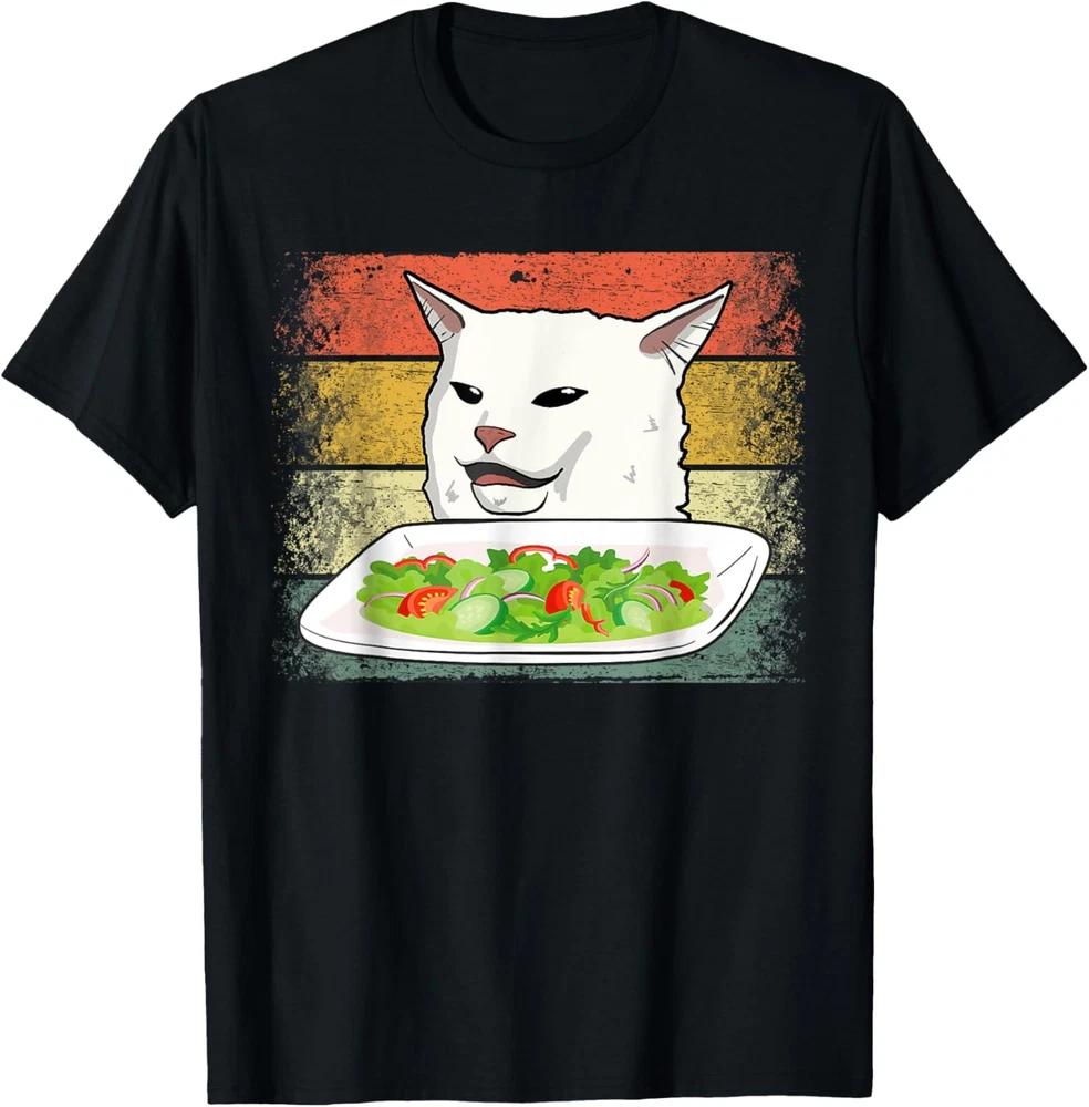 Retro Smudge The Cat Sarcastic Gifts T-Shirt