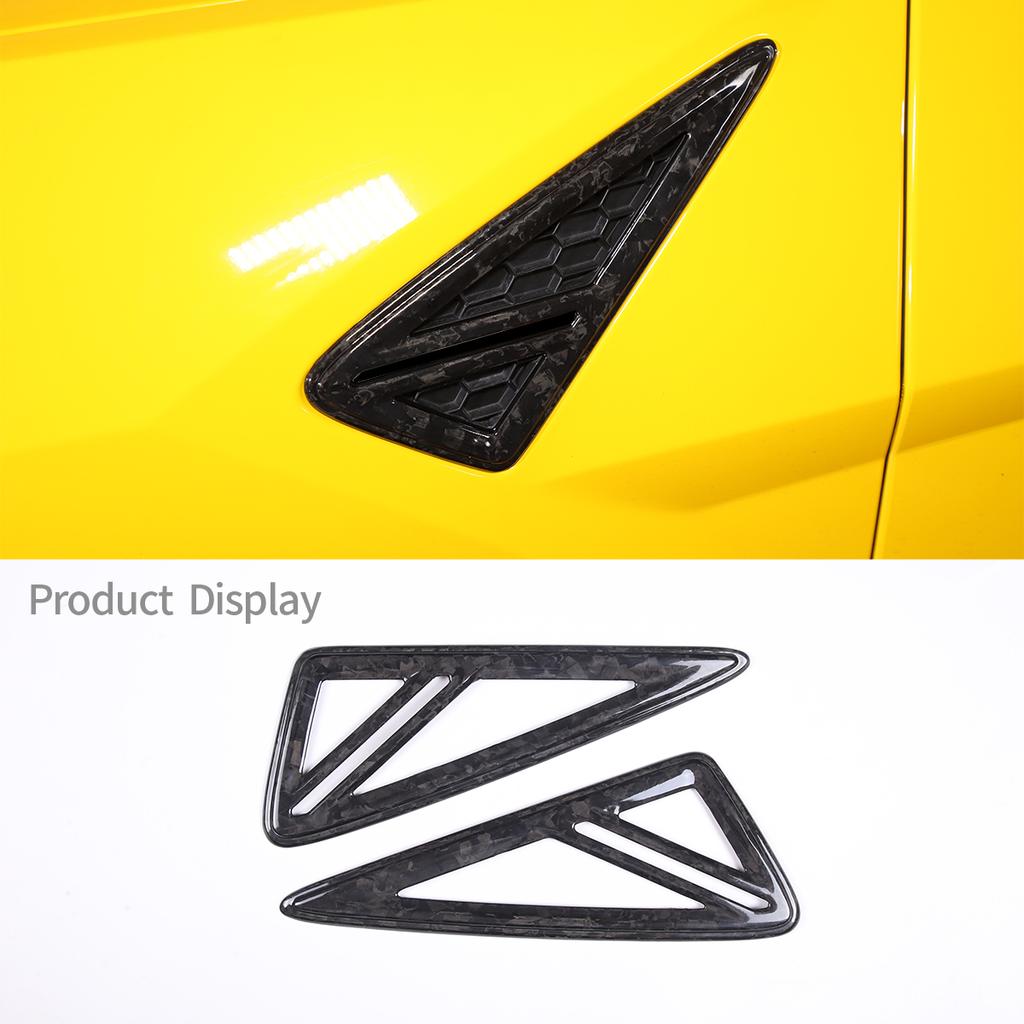 LHD/RHD Real Carbon Fiber For Lamborghini URUS 2018-2025 Car Side Body Fender Vent Cover Protective Trim Exterior Accessories