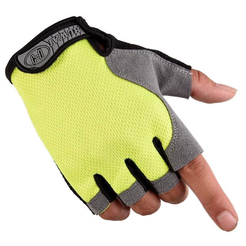 Spring and Summer Men's Mesh Fabric Breathable Bicycle Half Finger Outdoor Cycling Sport