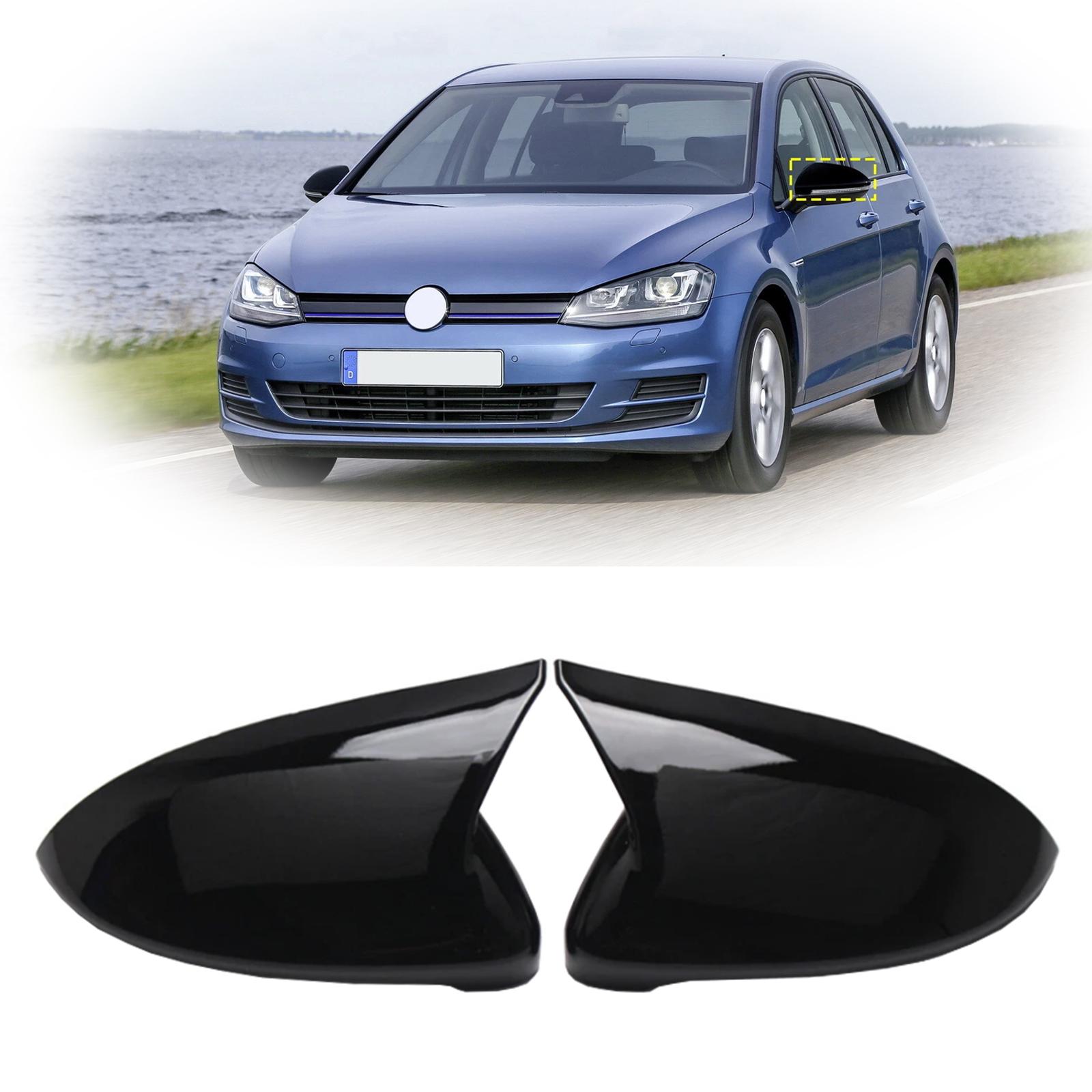 

2 шт. Глянцевые черные накладки на зеркала заднего вида для VW Golf MK7 2015-2019
