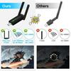 1300Mbps Dual Band WiFi Adapter USB 3.0 Drahtlose Netzwerk Karte 2,4G/5GHz Mini WiFi Dongle Empfänger Sender für PC /Laptop/Desktop