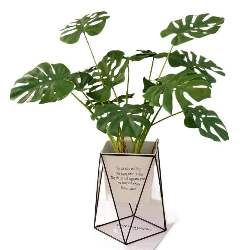 Nordic Green Artificial Plants: Dried Flower Ornaments for Home or Office Decor