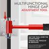 4-in-1 Hinge  Adjustment , Heavy-Duty Household Hinge Tool