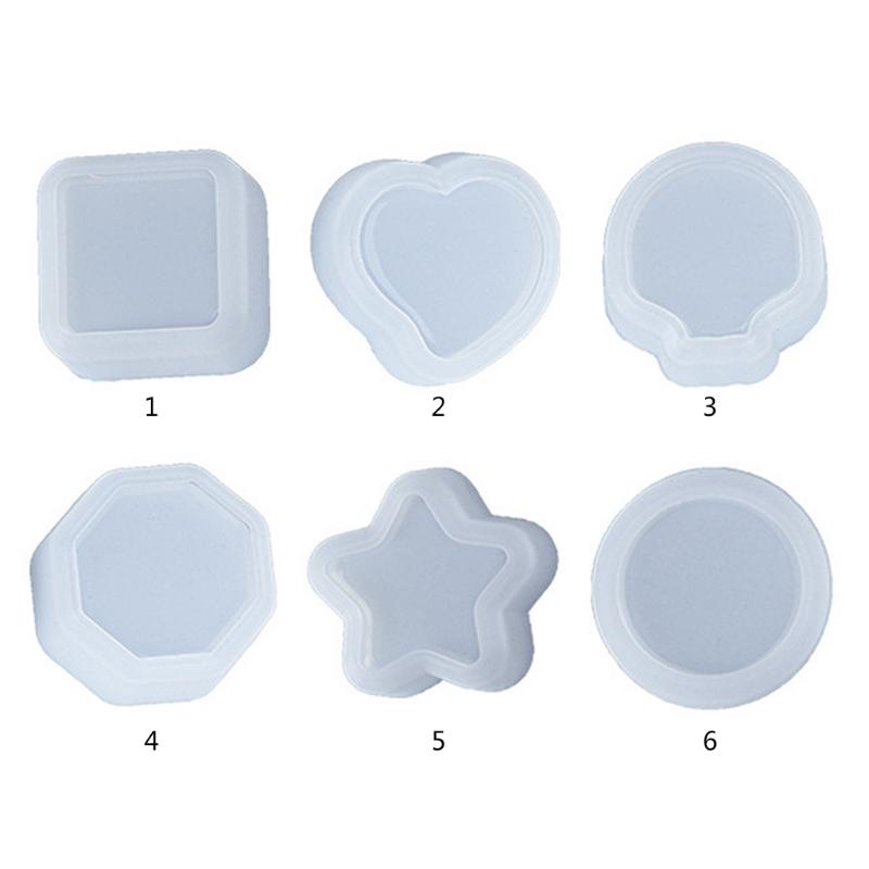 Handmade Succulent Planter Flowerpot Silicone Mold Concrete Plant Flower Pot Epoxy Resin Mold DIY Candle Holder Mould