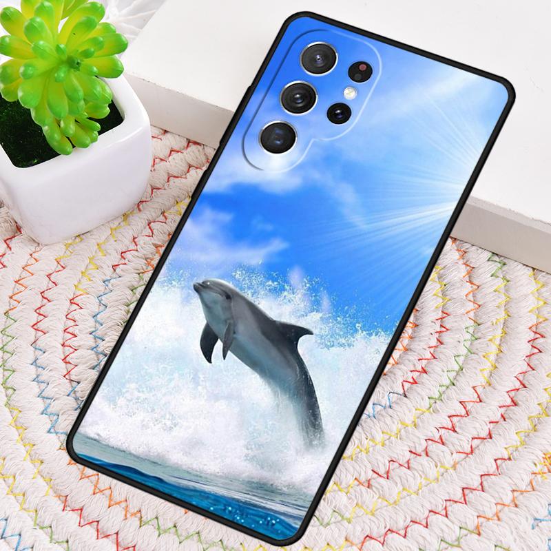 

Dolphins TPU Phone Case for Samsung Galaxy note 10 pro S26 Ultra S23 S24 FE S25 S21 S22 PLUS shockproof Cove Galaxy S22 Ultra 5G