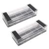 SHARPAL 160H 2pcs 2-in-1 Whetstone and Knife Sharpening Stone Holder & Storage Case with Non-Slip Rubber Base (Fits Up To 8 X 3 X 1.1 Inch / 203 X 76