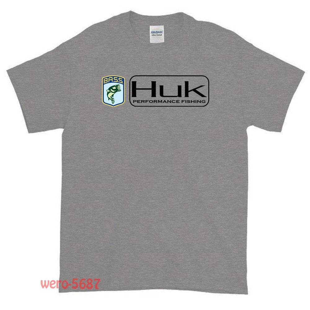 New HUK BASS Fishing Logo Unisex T shirt Funny Size S to XXL XL