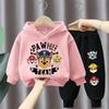 Children's Spring Autumn Long Sleeved Hoodies and Long Pants 2pcs Sets Kids Sweatpant Sets Boys PAW Patrol Tracksuit Clothing