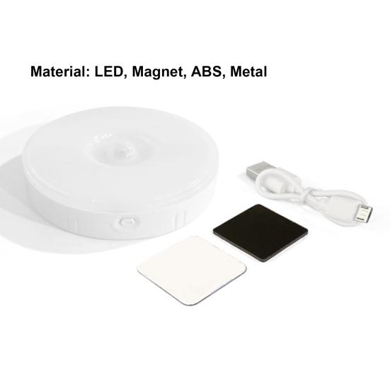 Nachtlicht mit Bewegungsmelder, blendfrei, magnetisch, langlebig, dimmbare LED-Nachttischlampe für den Kleiderschrank