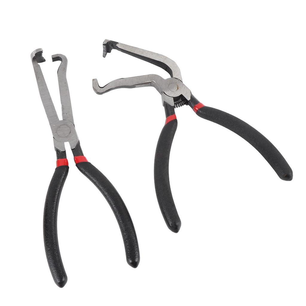 Set 2 Bucăți Clești De Deconectare Electrică Instrument Linie Conectori Auto 1 Drept și 1 Curvat la 60 de grade