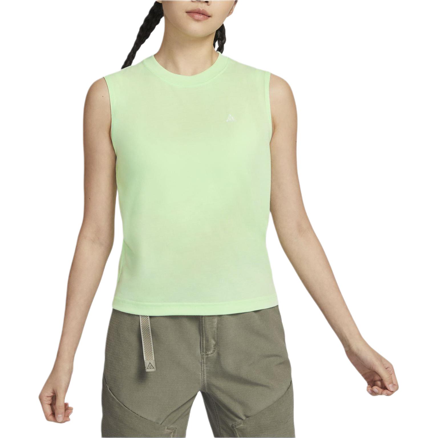 

New Nike ACG Tank Tops Women s Light Green DO9272-376 S