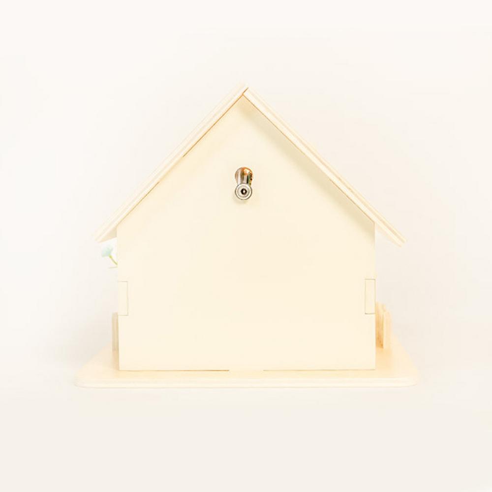 Led Night Light For Kids Nightstand LED Night Lamp Wooden Cottage Shape Doll House Model Night Light Bedroom Table Lamp For Desk