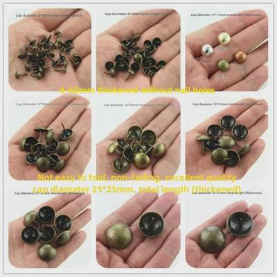 Thickened Iron Bubble Decorative Nails: Antique Round Head Pushpins for Soft & Hard Upholstery Furniture DIY