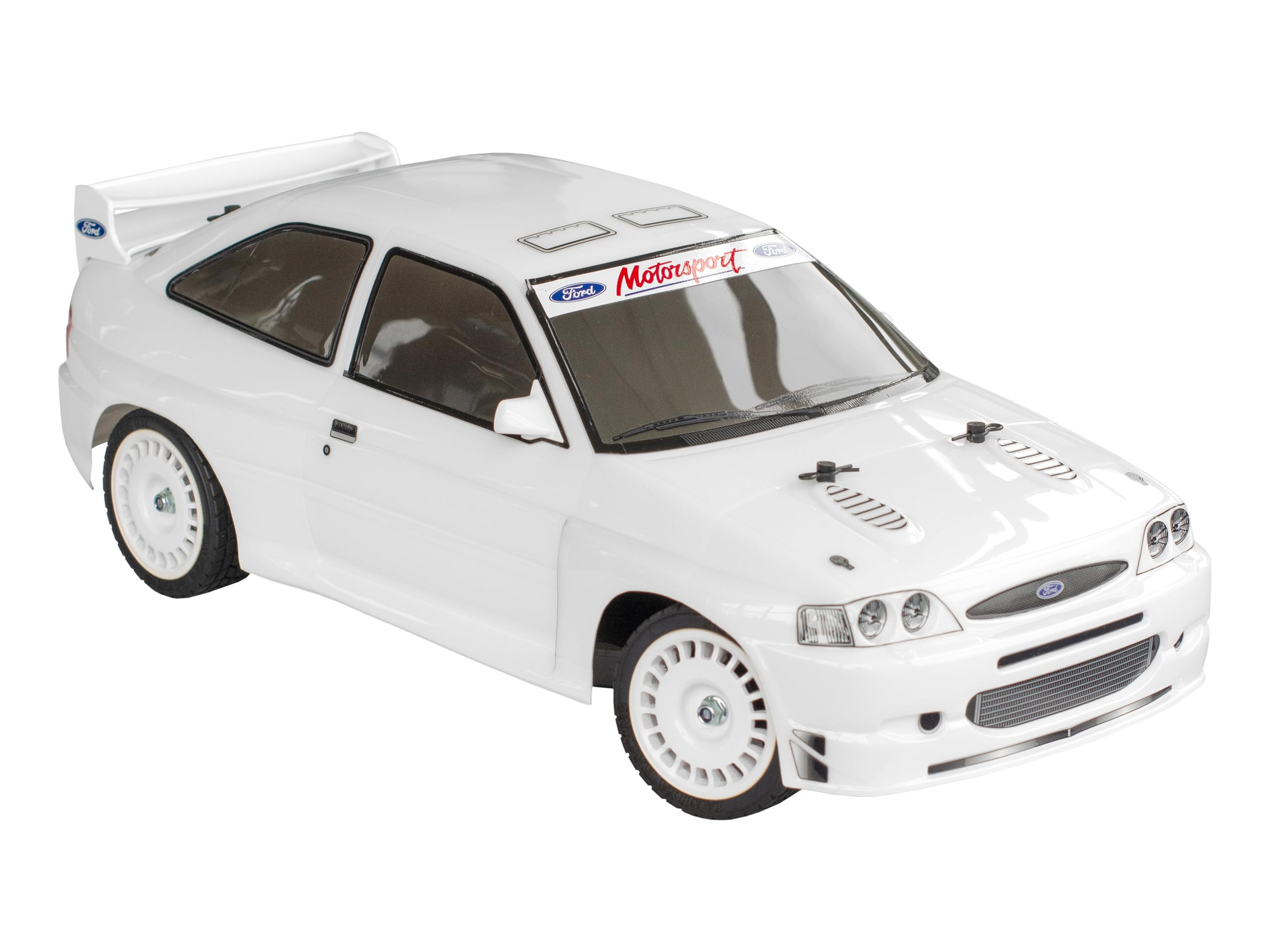 

Серия радиоуправляемых электромобилей Tamiya 691 1998 Ford Escort Custom 58691 1/10 R/C Нет. (Шасси ТТ-02) белый