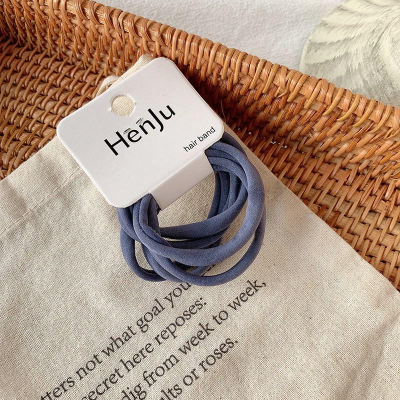 

6-Piece High Elastic Hair Ties Set with Flower Hair Accessories