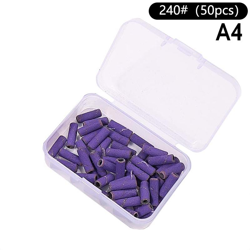 

80 /120 /180 /240 Шлифовальные ленты для нейл-арта Инструмент-аксессуар для снятия гель-лака для электрической машинки для ногтей Насадки для маникюрного аппарата