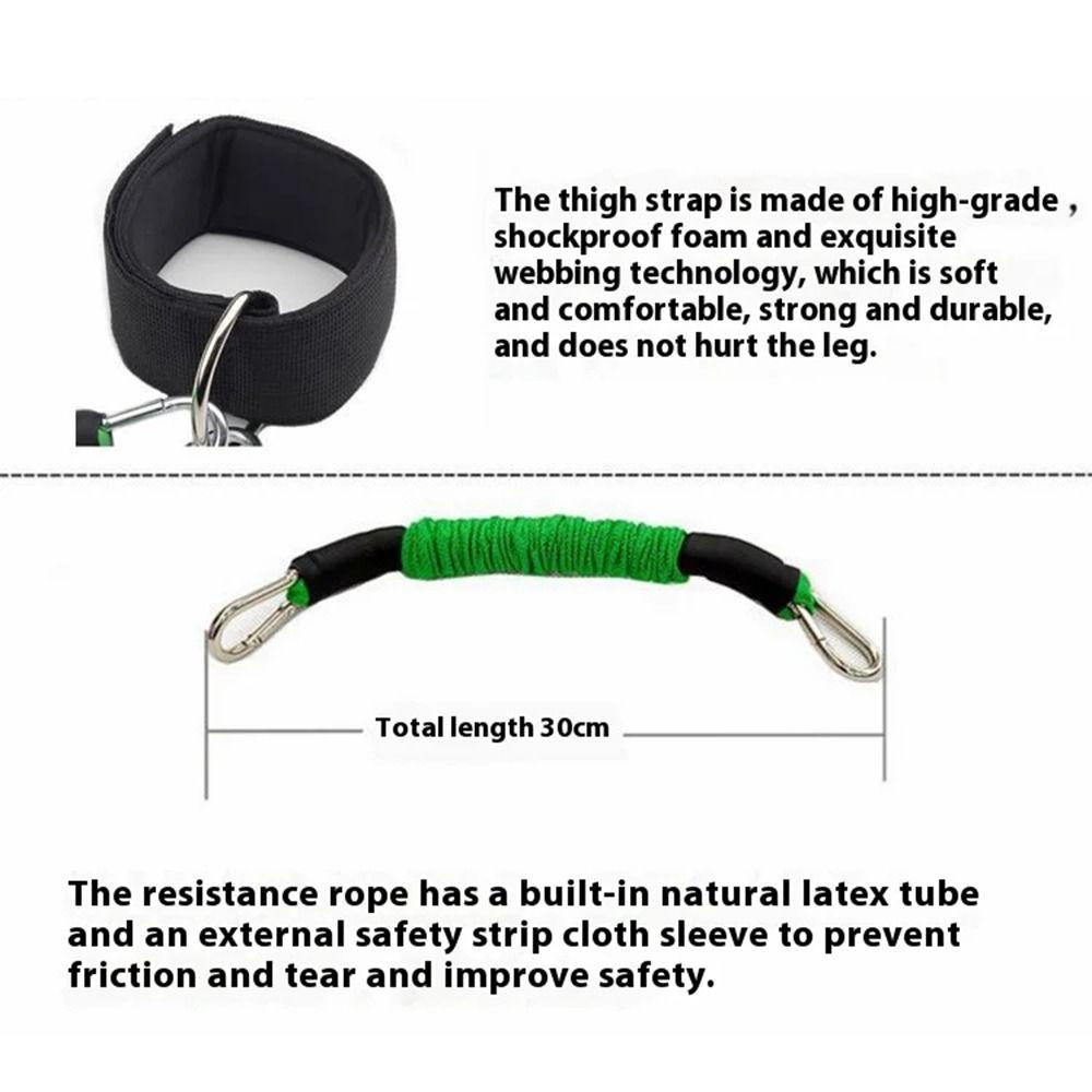Elastic Resistance Bands 20LB-80LB Ankle Pull Rope Elastic Training Band  Gym Equipment