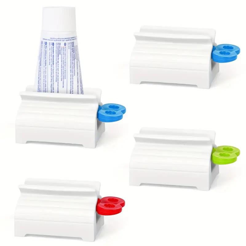 1-50PCS Toothpaste Squeezer with Colorful Nozzle Dishwasher Safe Manual Squeeze Tool for Bathroom Hygiene Toothpaste Roller