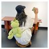 Small Frog Shaped Backpack Cute Plush Bag Cartoon Preschooler Book Bag Animal Backpack For Kid Girl Chritmas Gift