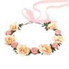 Korean Style Floral Headband Boho Style Wedding Headpiece Fashion Bridal Wreaths  Princess