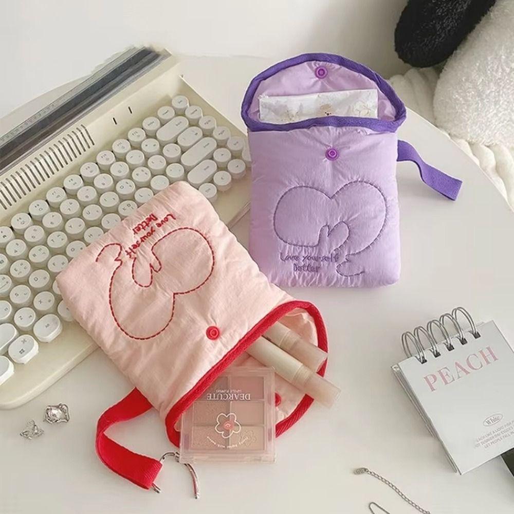 High Capacity Sanitary Tissue Storage Bag Portable Menstrual Pad Purse  Feminine Products