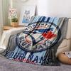 Custom Name Toronto Blue Jays2 Flannel Blanket, High quality Comfortable for All Seasons, Home Decor, Warmth and Comfort