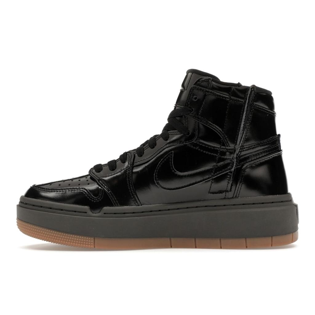 Air Jordan 1 Elevate High SE Schwarz Gummi Damen Sneaker Mittelgrau Gummi-Hellbraun FB9894-001