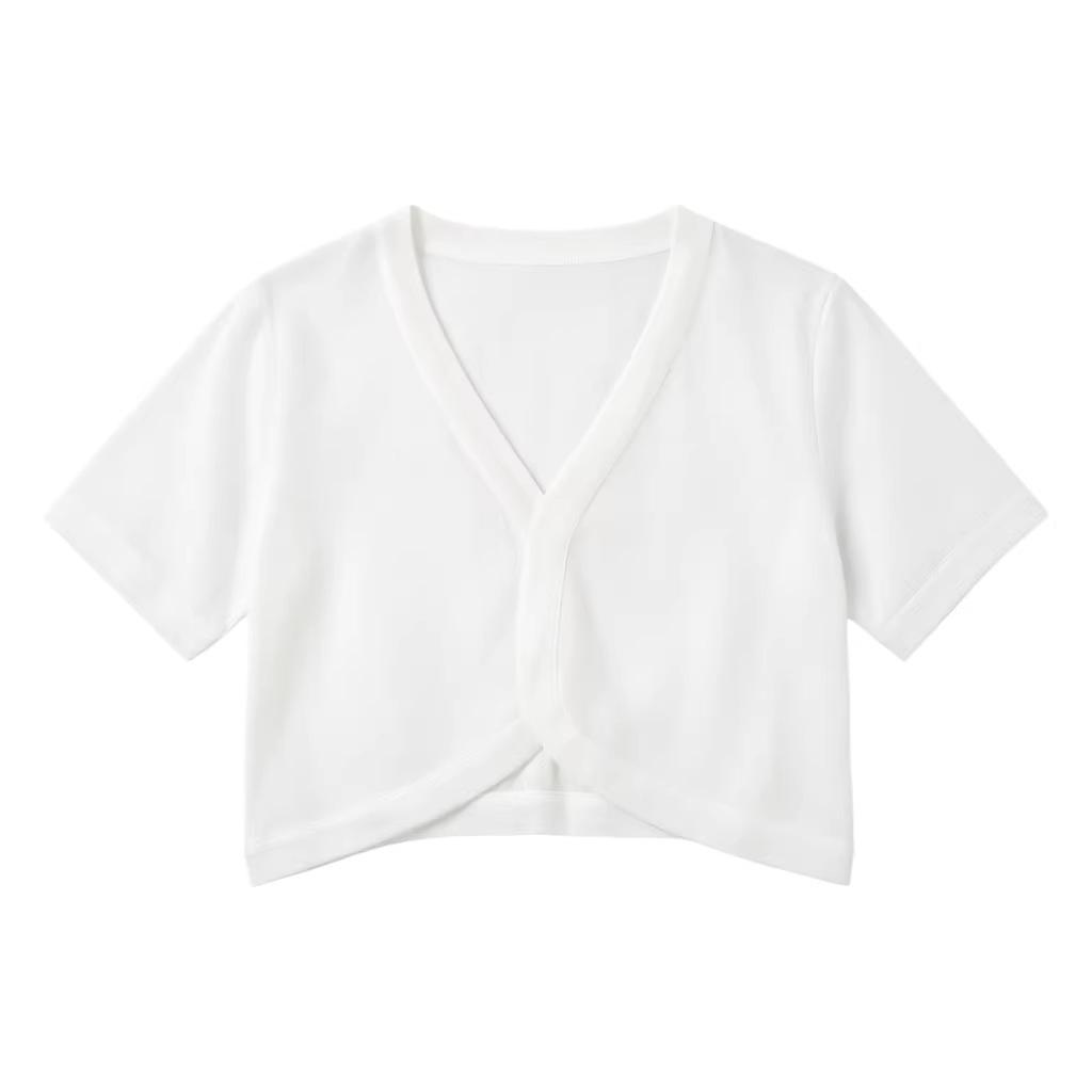 Summer Salt-Style Ultra-Thin Shawl: Women s Sun Protection Knit Cardigan Large белый