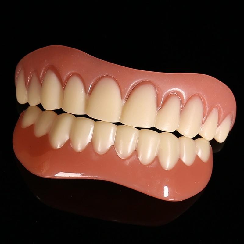 Veneers Silica Gel False Teeth Instant Smile Cosmetic Tooth Set Dentures
