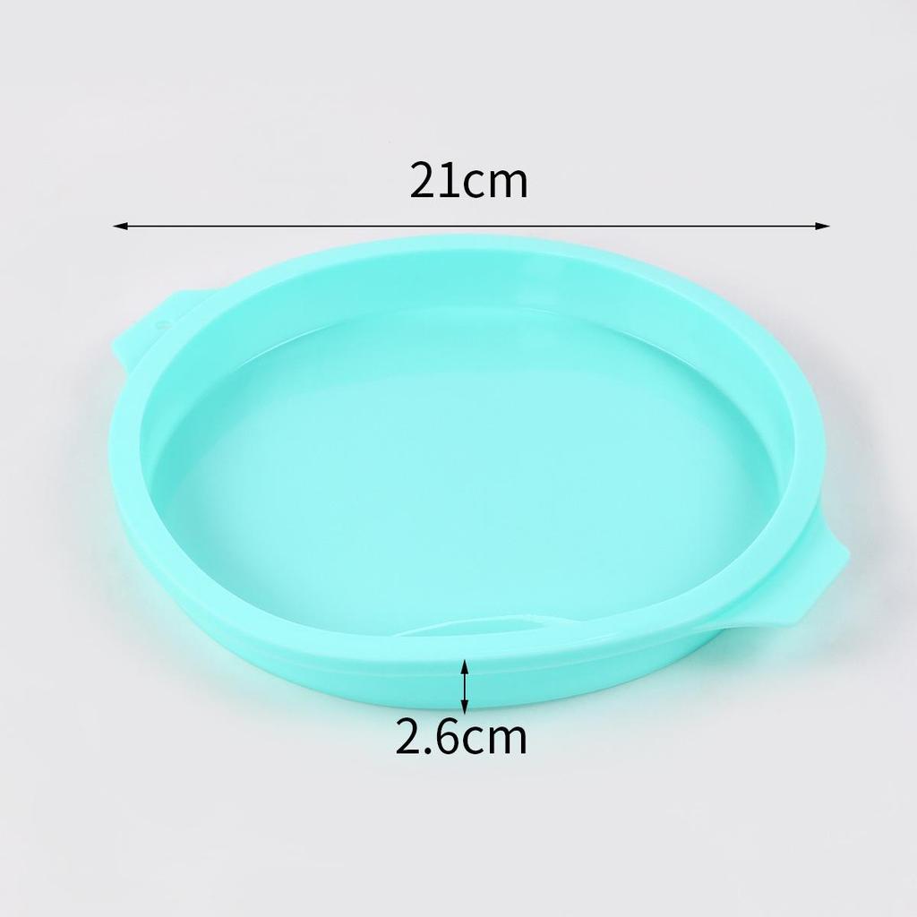 Silicone 3-Hole Round Cake Mold, 4-Inch Multifunctional Baking Pan