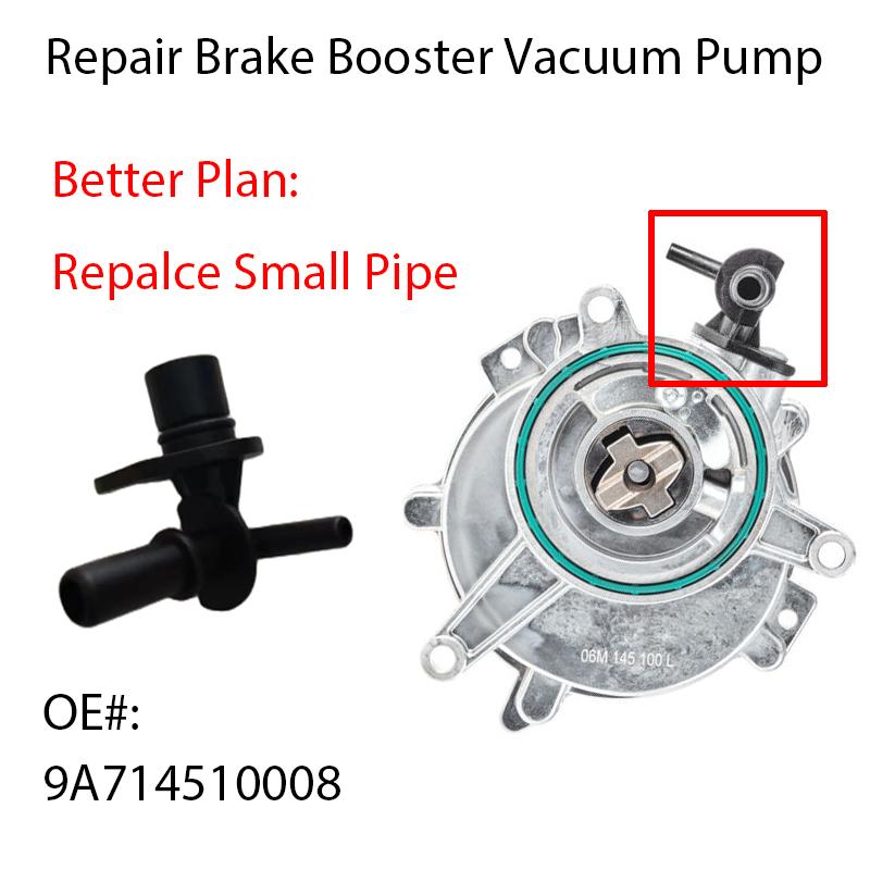 9A714510008 Brake Booster Vacuum Pump Repair Pipe PAB145100 For Cayenne 2018-,Macan - Panamera 2017-