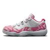 Air Jordan 11 Retro Low Pink Snakeskin Women Sneakers White Black-Pink AH7860-106