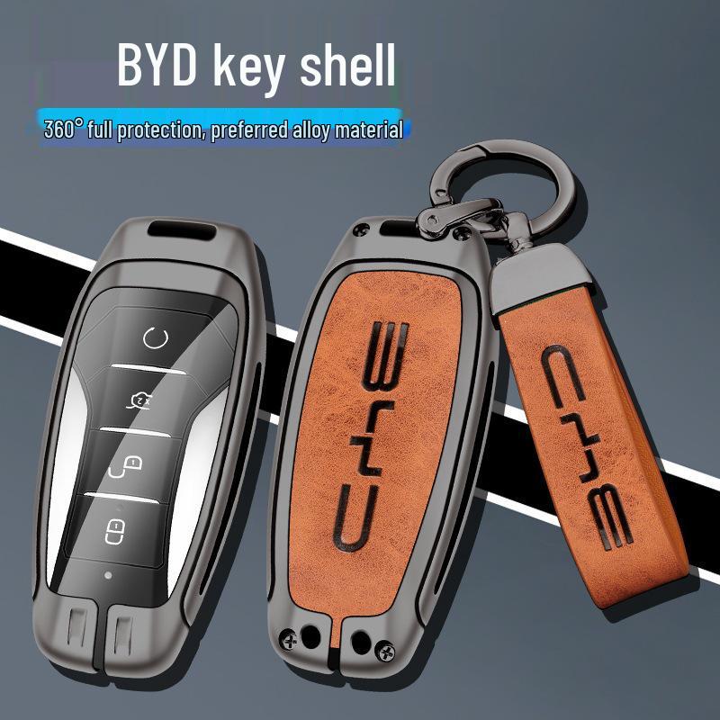 BYD Car Key Cover for Han, Song Pro/Plus, Tang DM, Qin Pro Models