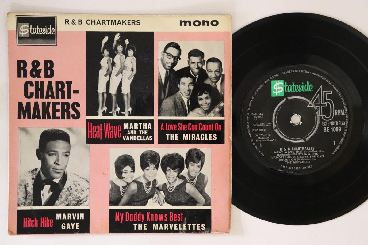 

7inch Record VARIOUS R B Chartmakers SE1009 STATESIDE 1963 UK SoulFunk Used
