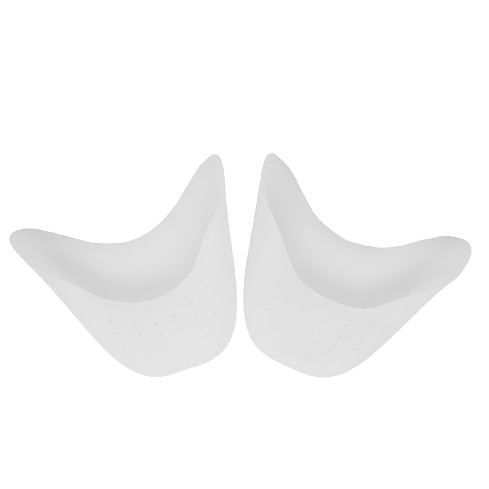 

1 пара силиконовых мягких балетных пуантов для танцев, защита для пальцев ног, уход за ногами, белые