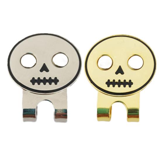 Kulatá lebka Spona na golfovou čepici Magnetický držák na značkovač golfového míčku Golfové čepice Kalhoty Tašky Průzory Opasky Kovová spona Golfové doplňky Nadšenci Dárek