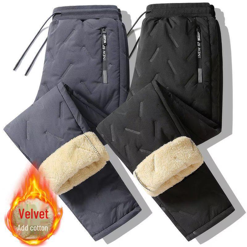 Men's Ultra-Warm Velvet Lambskin Pants for Winter 2025 - Suitable for Extreme Cold to Minus 40 Degrees