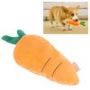 Carrot Dog Squeaky Toys Bite Resistant Relieve Anxiety Dog Squeaky Chew Toys Carrot Shaped Dog Toy for Playing