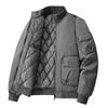 Stand-up Collar Large Size Casual Cotton-padded Jacket Youth Jacket Men's Jacket Thickened and Cotton To Keep Warm