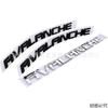 Suitable for Chevrolet GMC AVALANCH  modification, electroplated ABS car label, trunk label decoration car sticker emblem