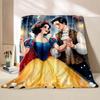 Classic Snow White and The Seven Dwarfs Printed Blanket Gift for Daughter LivingRoom Sofa Bedroom Chair Decor Blanket Multi-Size